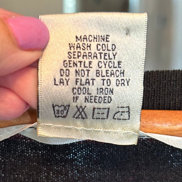 Max Studio Plum and Black Stripe Fit & Flare Stretchy Skater Dress Womens Size S - Picture 6 of 7